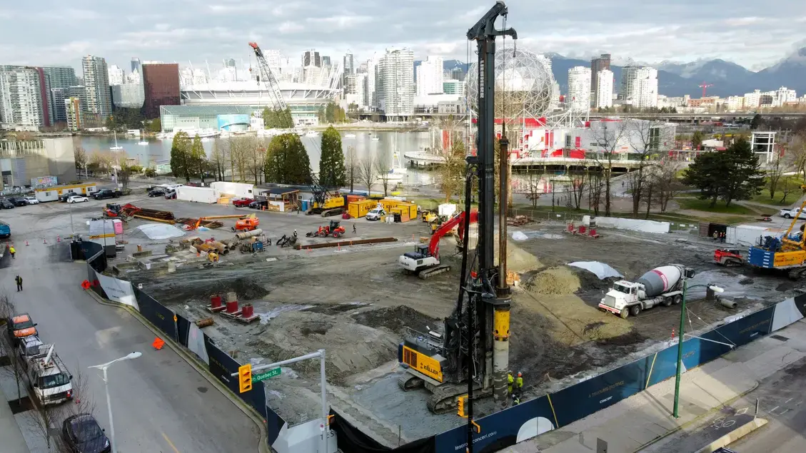 Overview of the site at The Creek