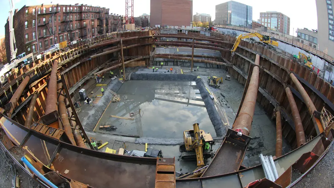 construction site excavation