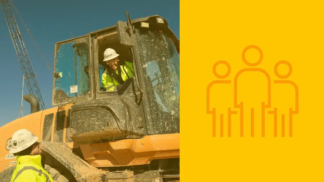 Talking to a rig operator