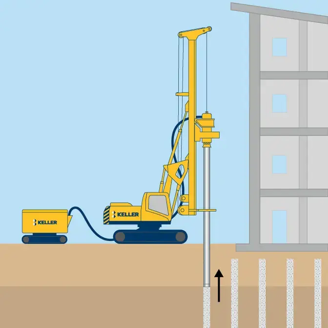 Rigid inclusions technique illustration