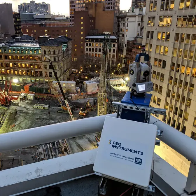 AMTS instrumentation set up for monitoring