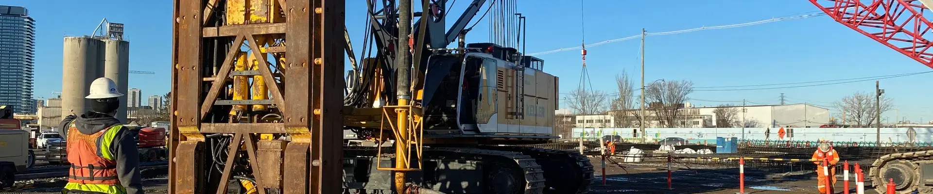 Installing the diaphragm wall panels