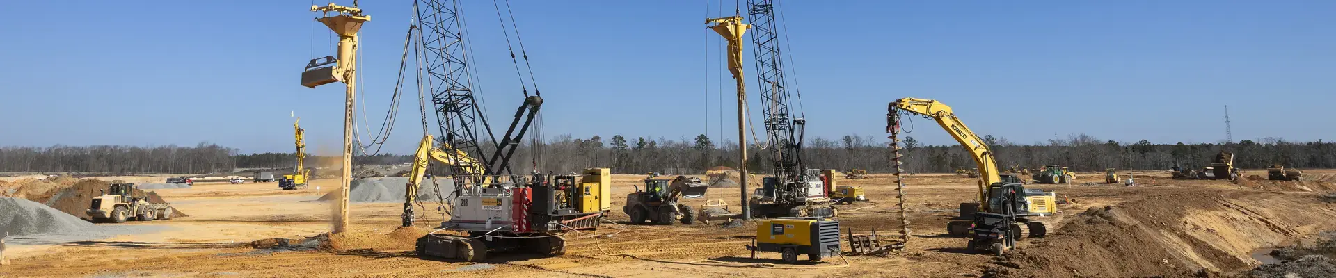 Keller rigs working on site