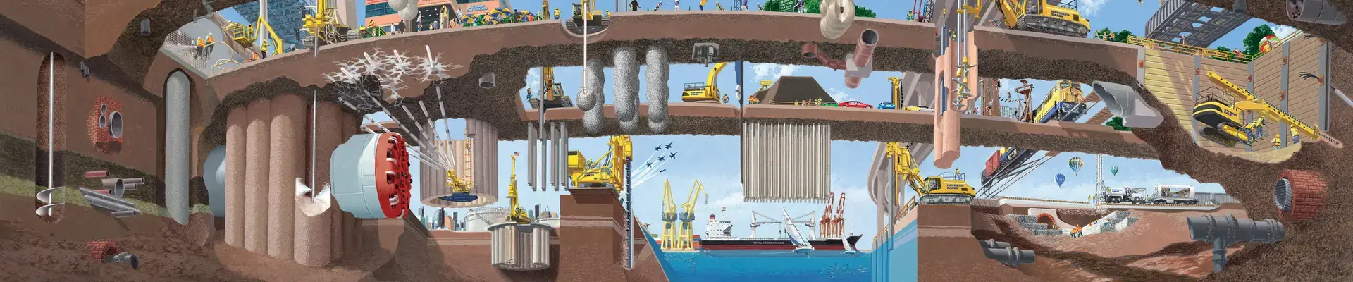 Illustration of a city
