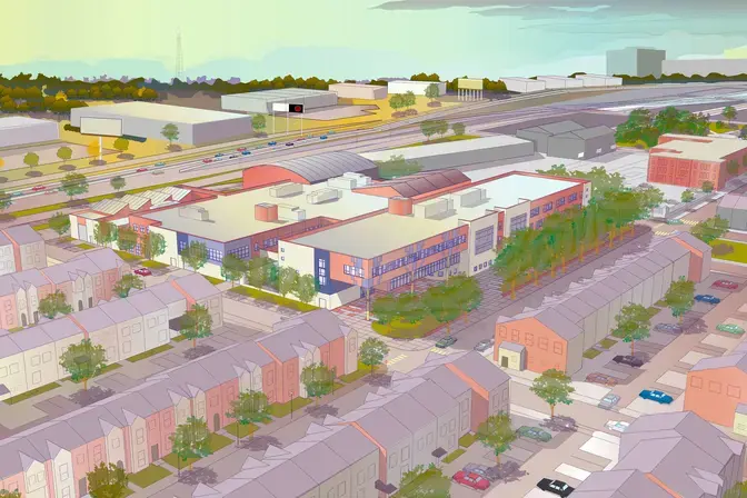 Audenried High School rendering