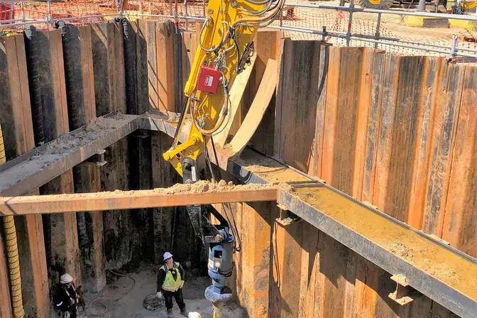 Petrochemical Sump and Pipe Support