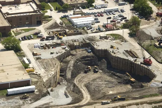 Calumet Water Reclamation Plant aerial