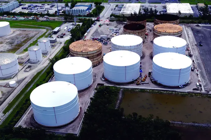 Port Everglades Fuel Storage Tanks