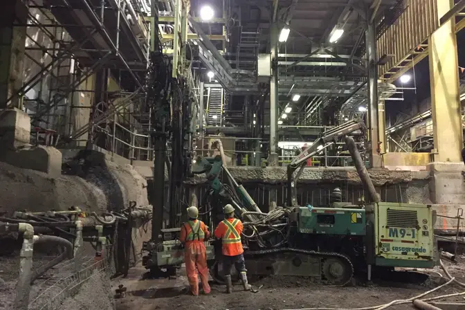 AMD No. 4 Line micropiles