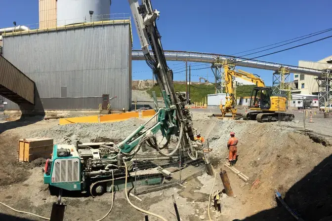 Glencore Mine micropiles