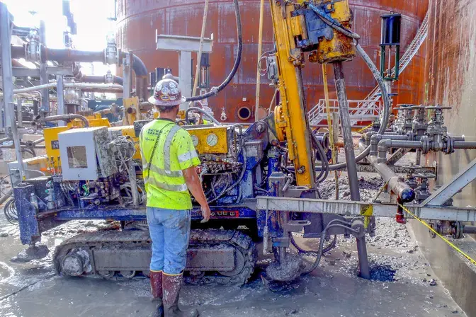 Houston Fuel Oil Crude Expansion jet grouting