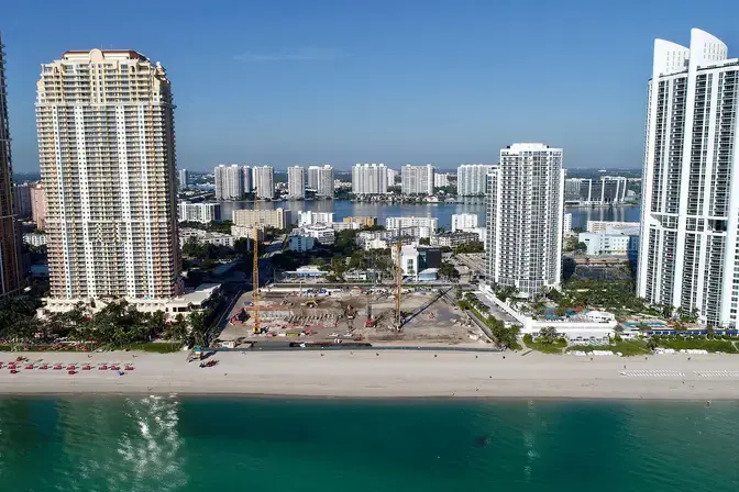 Estates at Acqualina aerial
