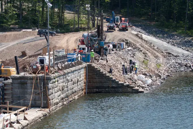 Work being completed on Nesbitt Dam