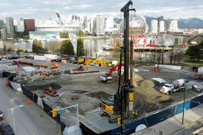 Overview of the site at The Creek