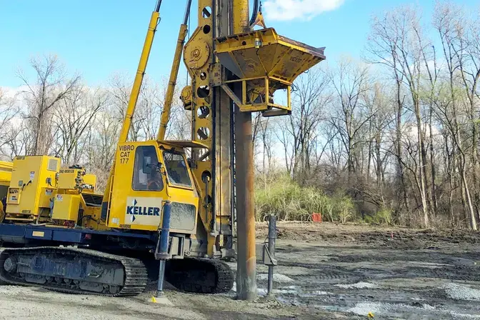 Working on site