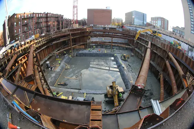 construction site excavation