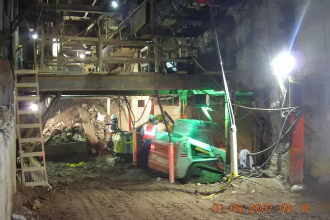 Tunnel work and dewatering