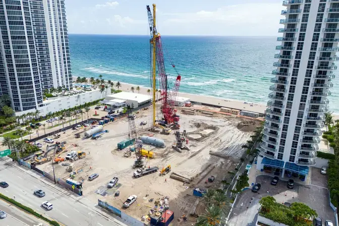 Aerial of St Regis