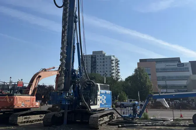 cfa rig on job site