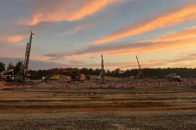 Data center job site
