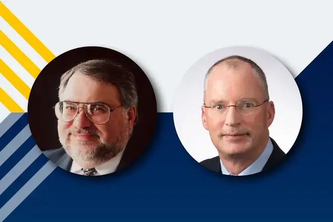 Headshots of John and Al