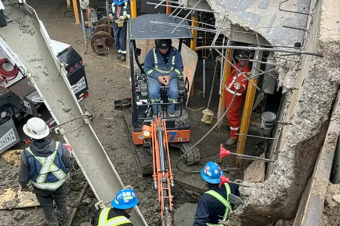 Crew on site