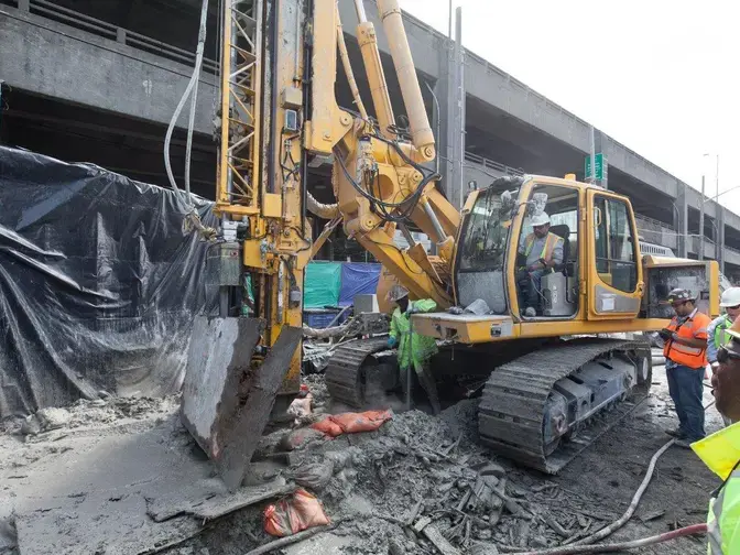 Elliott Bay Seawall jet grouting