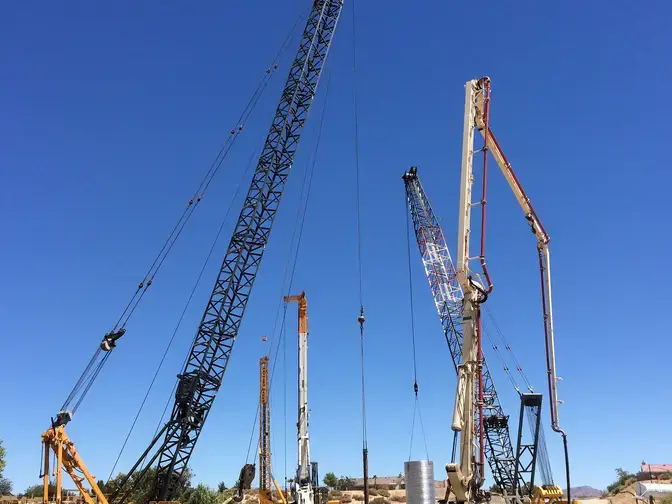 Yucca Loma Bridge drilled shafts