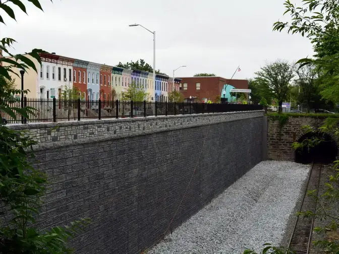 26th Street Emergency Repairs completed retaining wall
