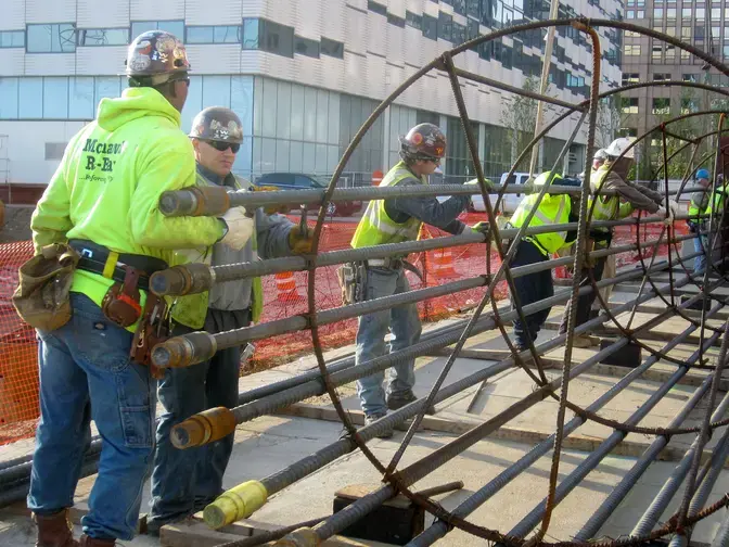 Cleveland Convention Center and Hotel drilled shaft casing