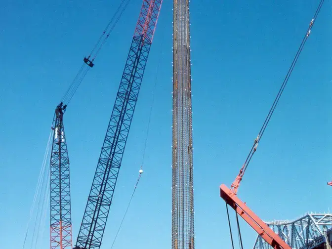 Cooper River Bridge drilled shaft casing