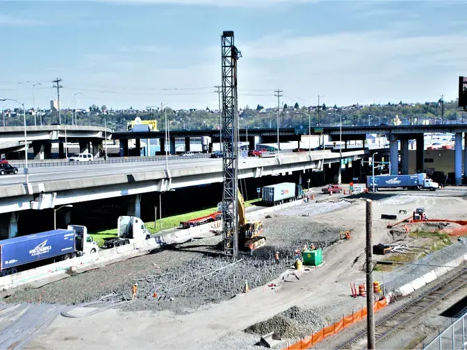 East Marginal Way South earthquake drains