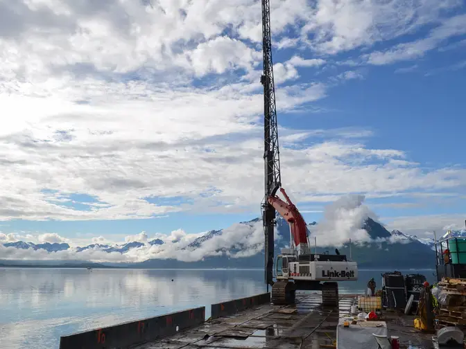 Valdez Navigational Improvements wick drains
