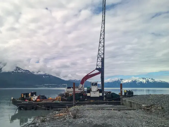 Valdez Navigational Improvements wick drains