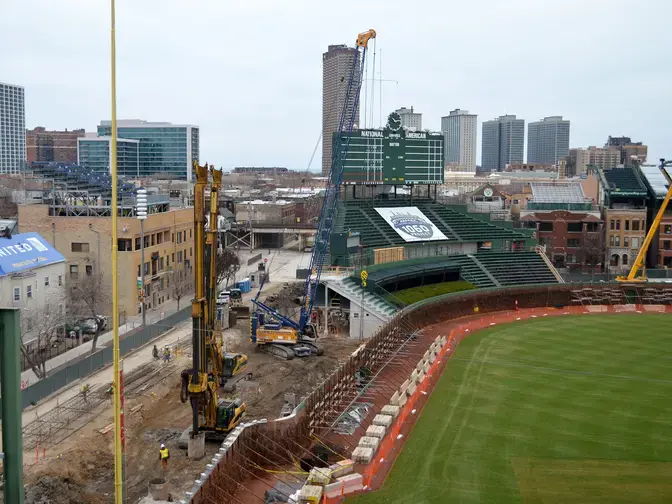 Wrigley Field Bleacher Expansion