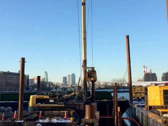 Astoria Ferry Landing drilled shafts