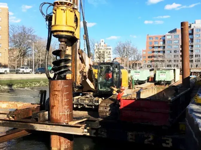 Astoria Ferry Landing drilled shafts