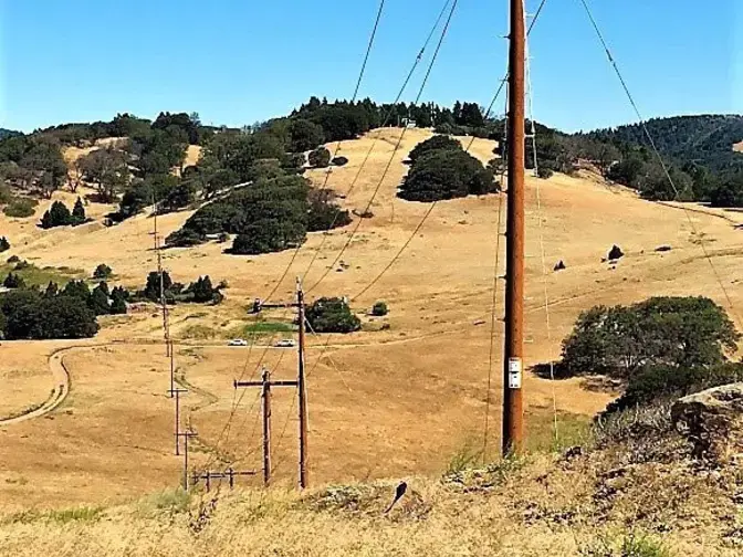 Volcan Mountain Transmission Poles