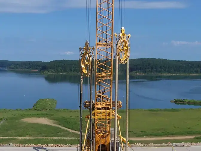 Clearwater Lake Dam slurry wall