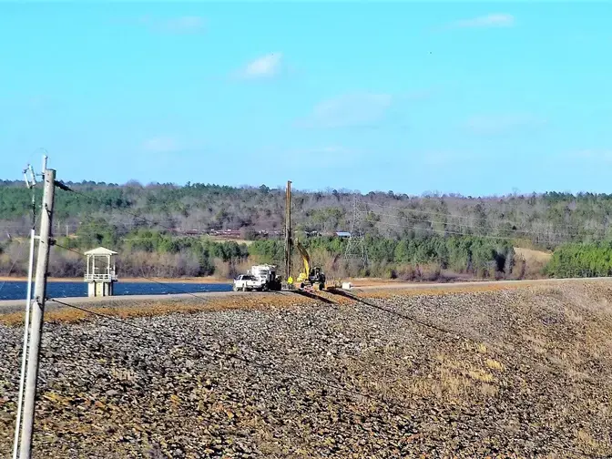 Huckleberry Creek chemical grouting