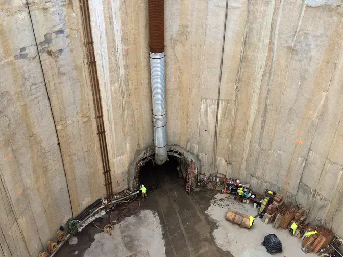 Kaneohe/Kailua Sewer Tunnel shaft