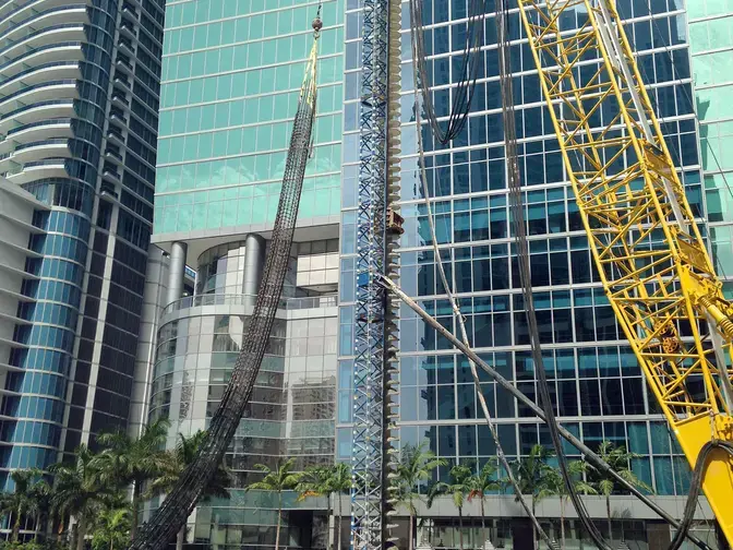 Met Square High Rise auger cast piles