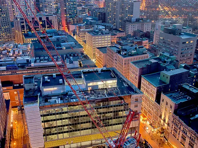 Millenium Tower aerial