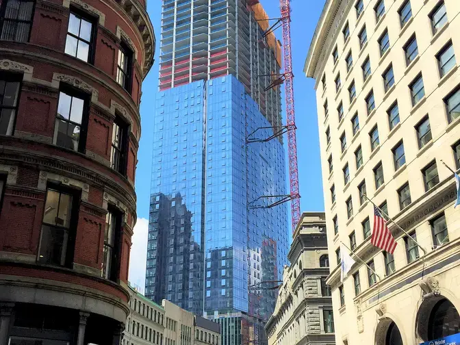 Millenium Tower construction