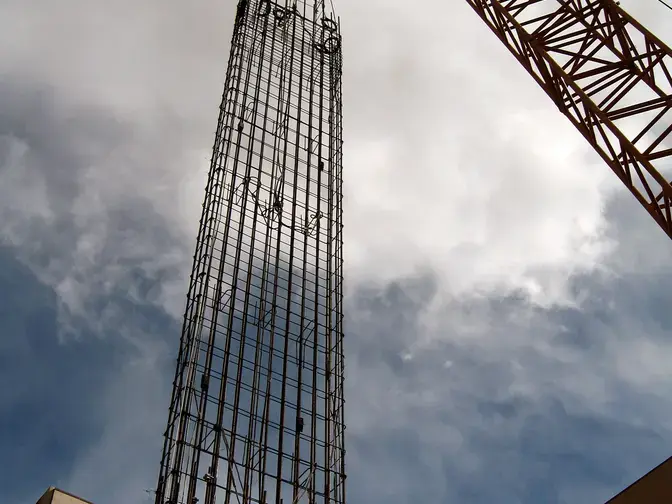 Palazzo Condo Tower Slurry Wall cage