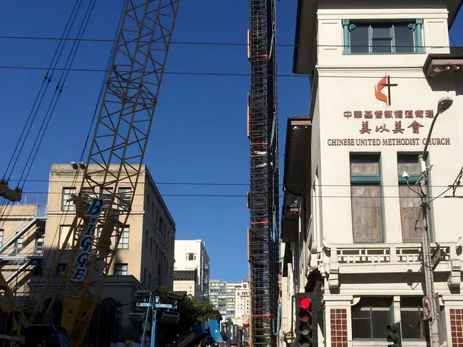 Third Street Light Rail Program Chinatown station