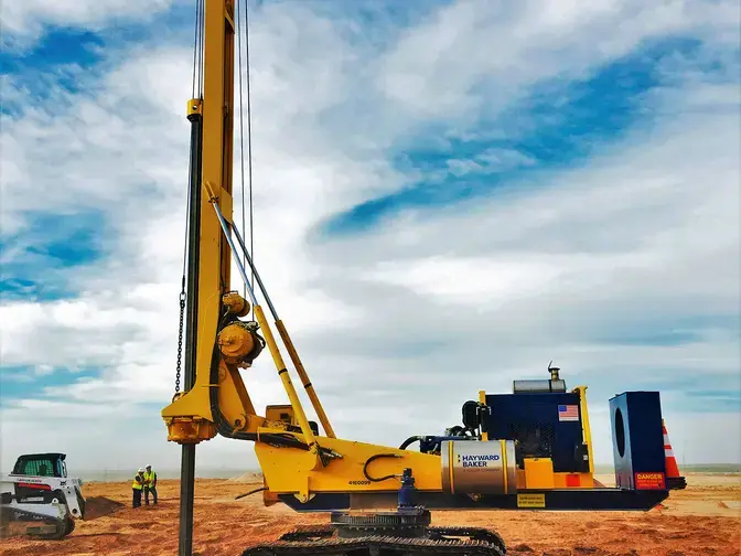 Conan Terminal Tanks vibro pier installation