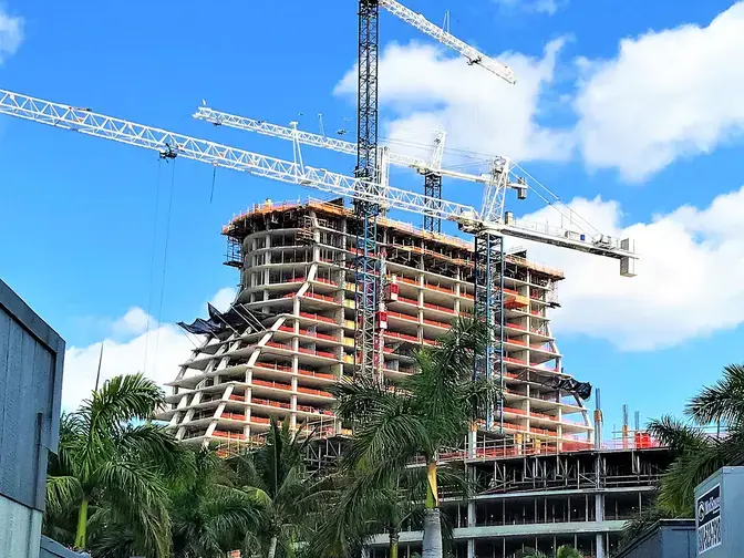 Hard Rock Casino tower construction