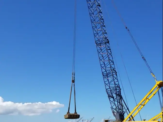 Dynamic compaction being completed