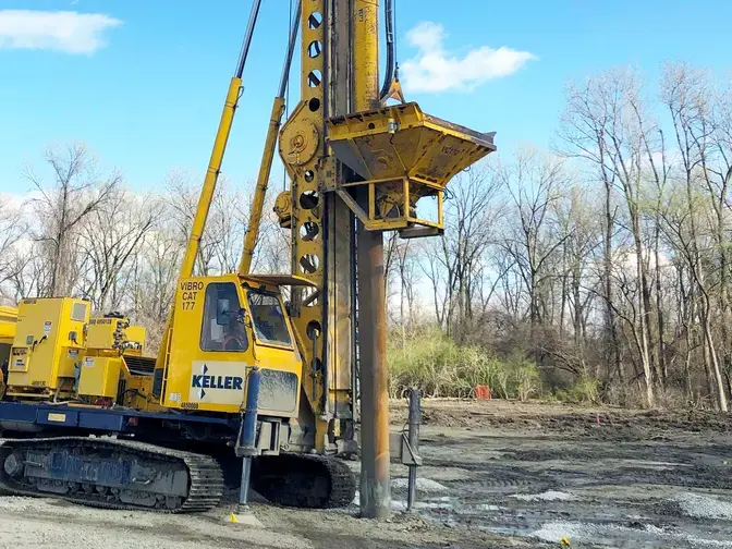 Working on site